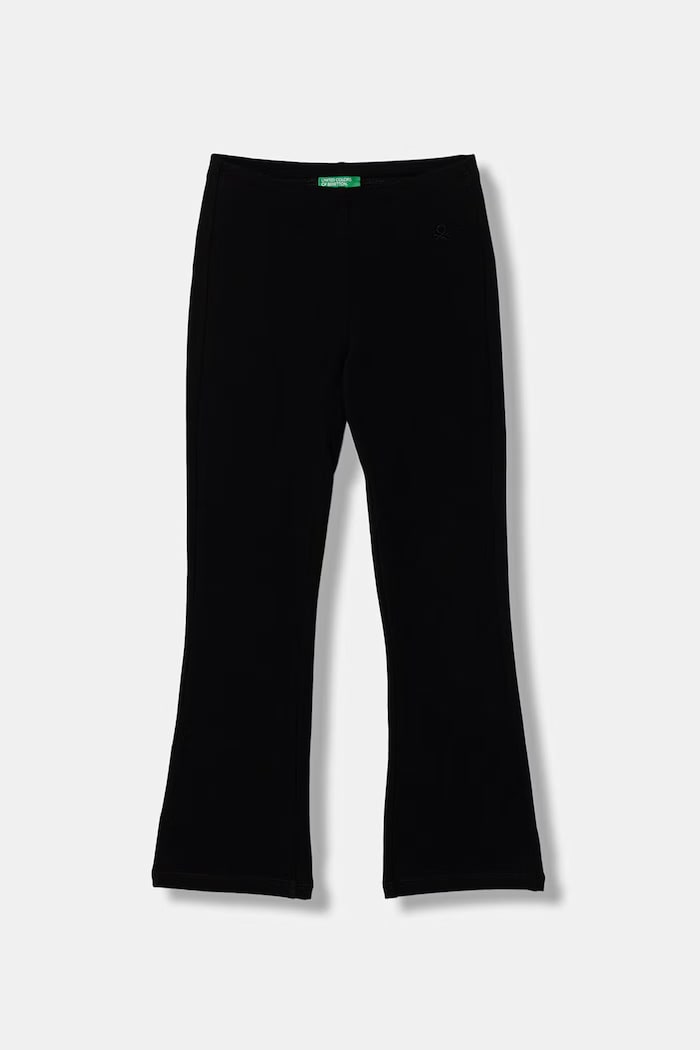 Detské bavlnené legíny s elastanom United Colors of Benetton čierna 3MT1CF037.G.Riproposto