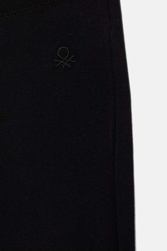 Dievča Detské bavlnené legíny s elastanom United Colors of Benetton 3MT1CF037.G.Riproposto čierna
