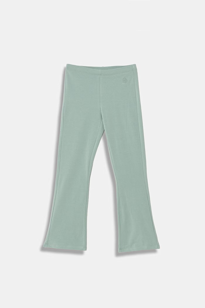 Detské bavlnené legíny s elastanom United Colors of Benetton tyrkysová 3MT1CF037.G.Stagionale