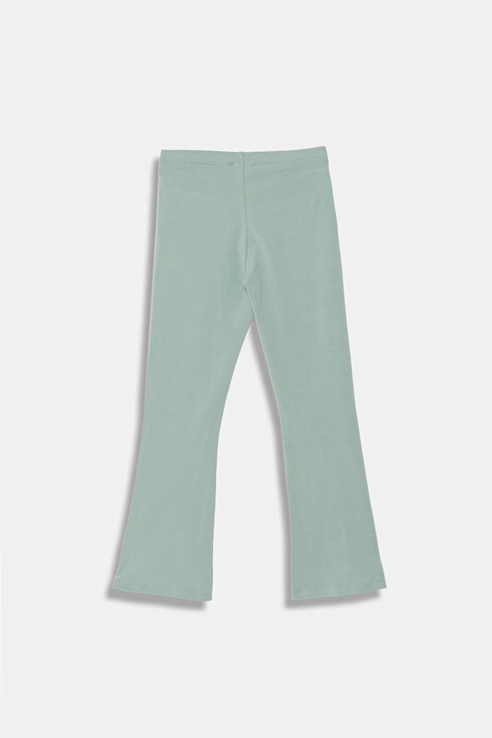 Detské bavlnené legíny s elastanom United Colors of Benetton 3MT1CF037.G.Stagionale tyrkysová SS26