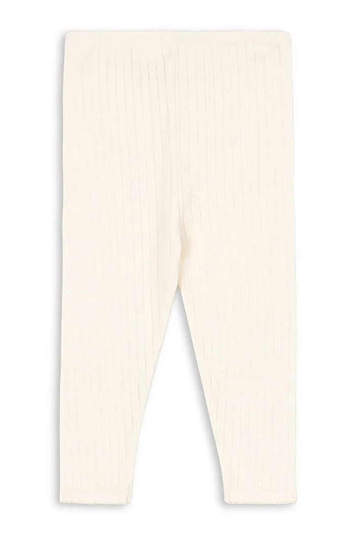Konges Sløjd legginsy bawełniane dziecięce MINNIE PANTS GOTS KS104378.PreSpring beżowy SS26