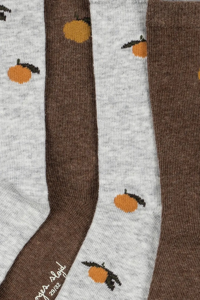Detské ponožky Konges Sløjd 2 PACK LEMON SOCKS 2-pak KS104177.PreSpring sivá SS26