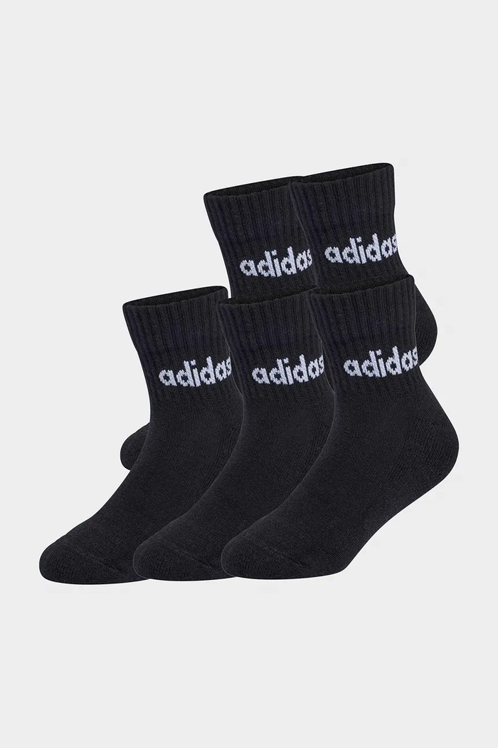 Detské bavlnené ponožky adidas Performance 5-pak čierna KC6915