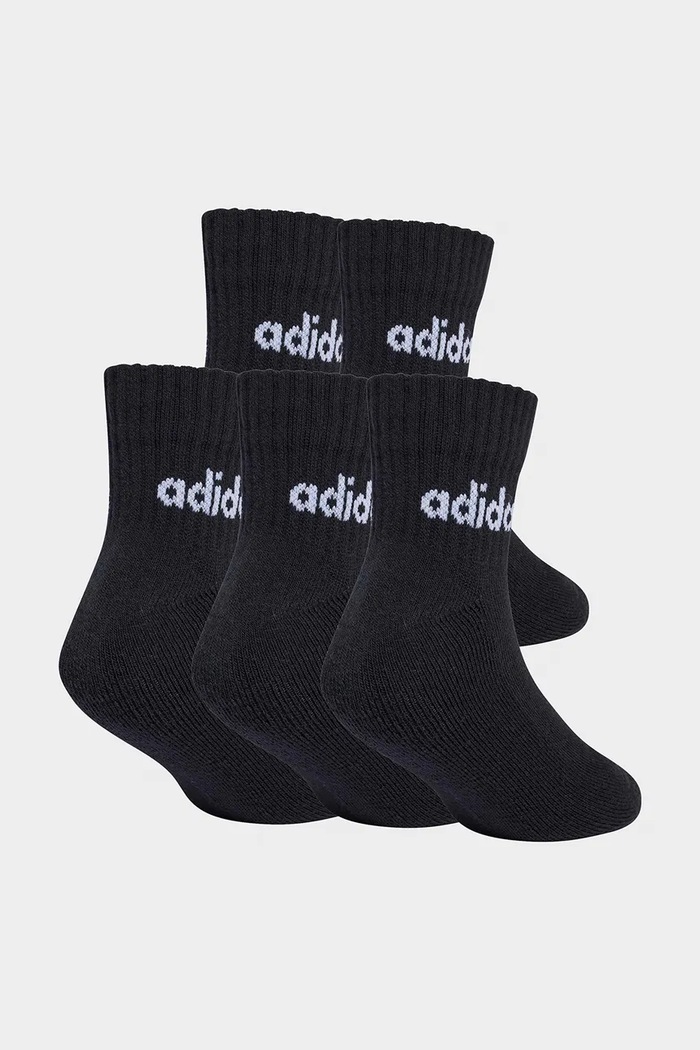 Detské bavlnené ponožky adidas Performance 5-pak KC6915 čierna SS26