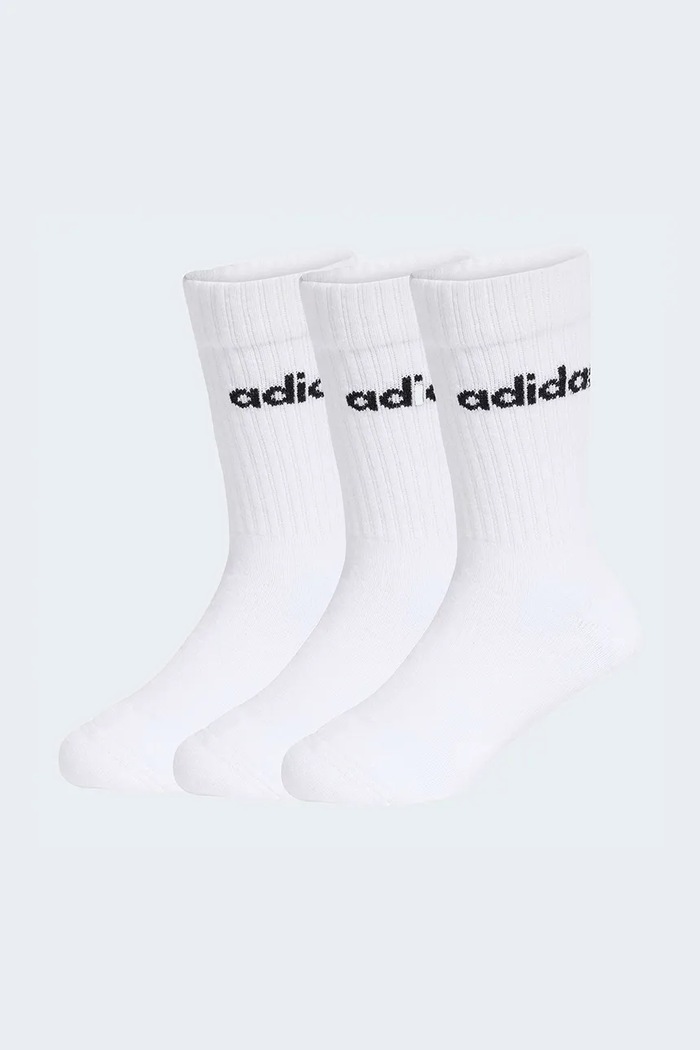 adidas Performance șosete pentru copii cu bumbac 3-pack alb KE7088