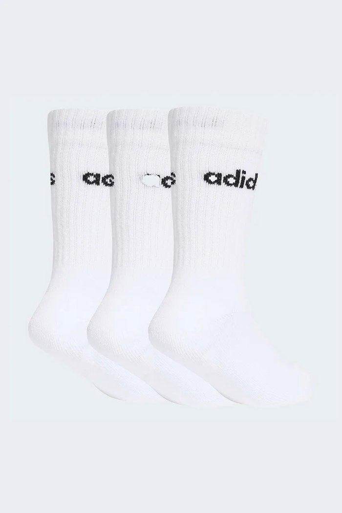 adidas Performance șosete pentru copii cu bumbac 3-pack KE7088 alb SS26