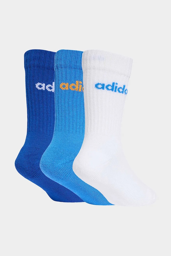 adidas Performance șosete pentru copii cu bumbac 3-pack KE7087 albastru SS26