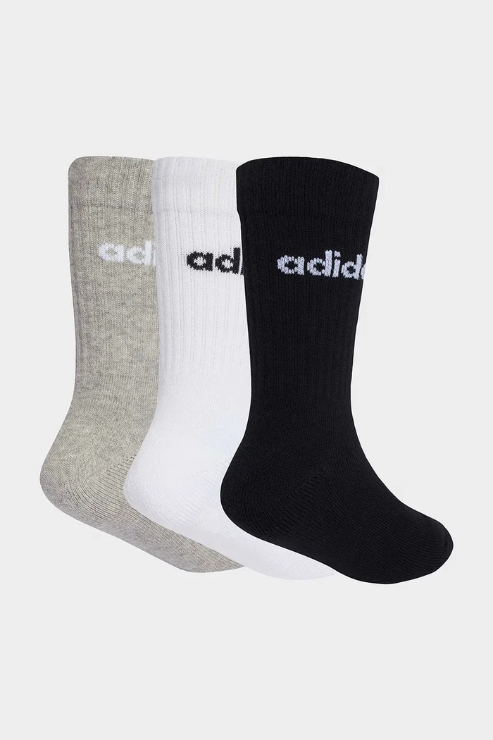 adidas Performance șosete pentru copii cu bumbac 3-pack KE7085 alb SS26