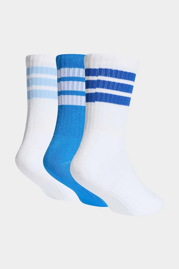 adidas Performance șosete pentru copii cu bumbac 3-pack KD1720 alb SS26