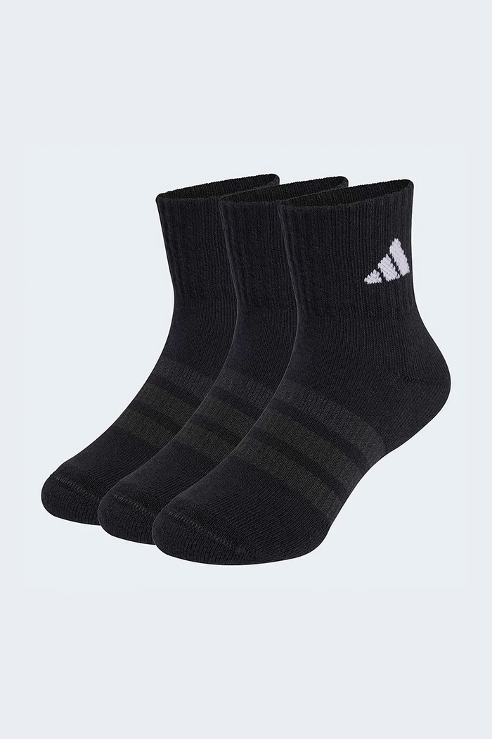 adidas Performance șosete pentru copii cu bumbac 3-pack negru KD1722