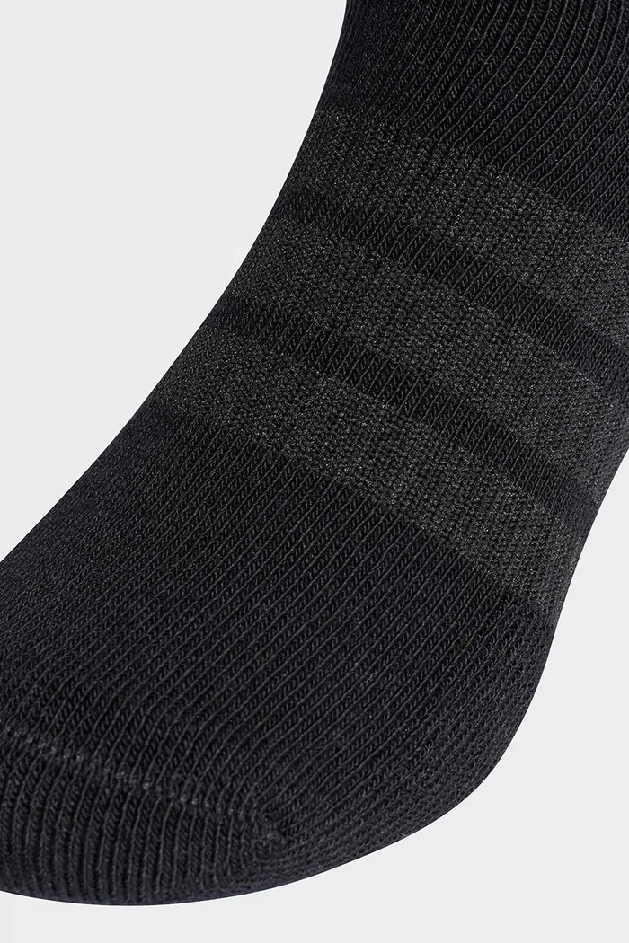 Detské bavlnené ponožky adidas Performance 3-pak čierna JZ0527