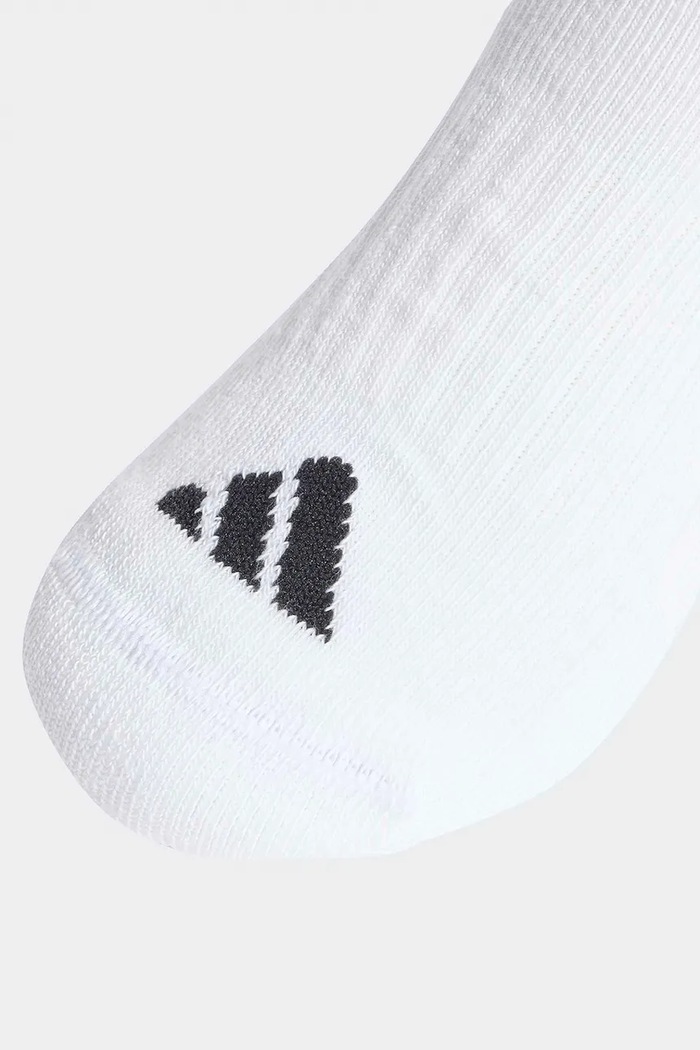 Detské bavlnené ponožky adidas Performance 3-pak biela JZ0531