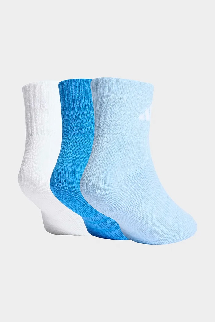 adidas Performance șosete pentru copii cu bumbac 3-pack KD1723 albastru SS26