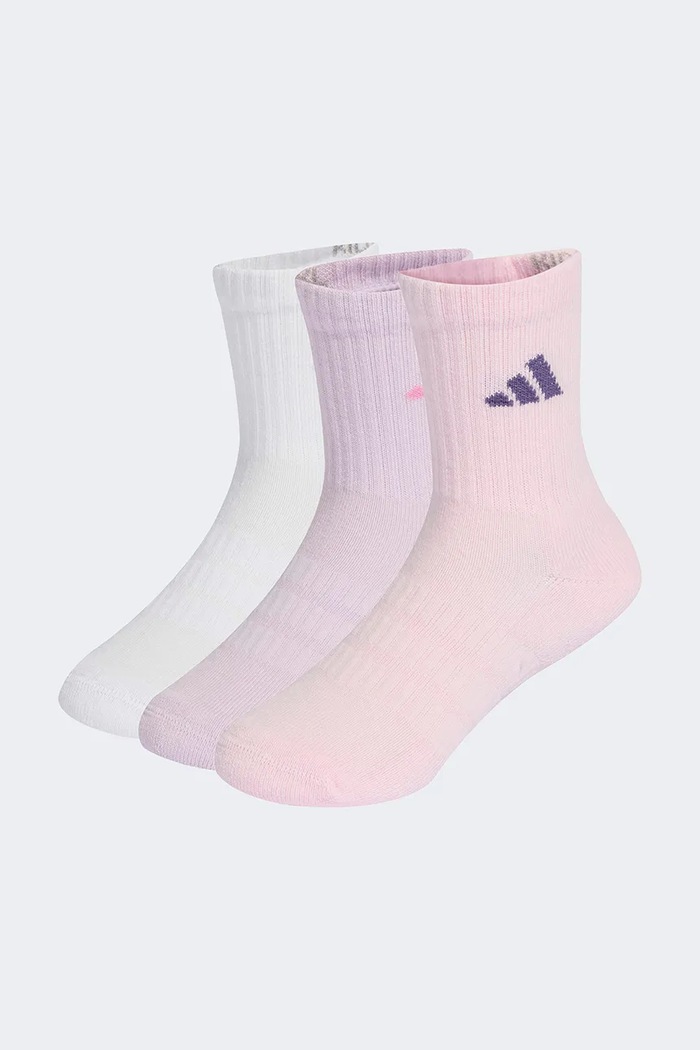adidas Performance șosete pentru copii cu bumbac 3-pack roz KD1727