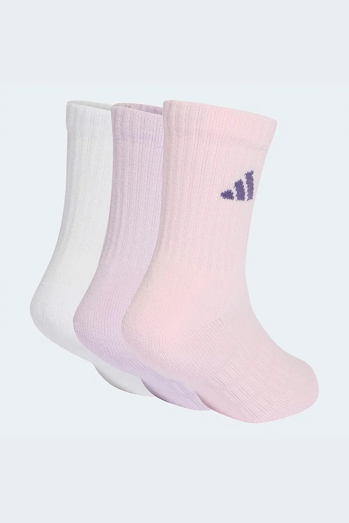 adidas Performance șosete pentru copii cu bumbac 3-pack KD1727 roz SS26