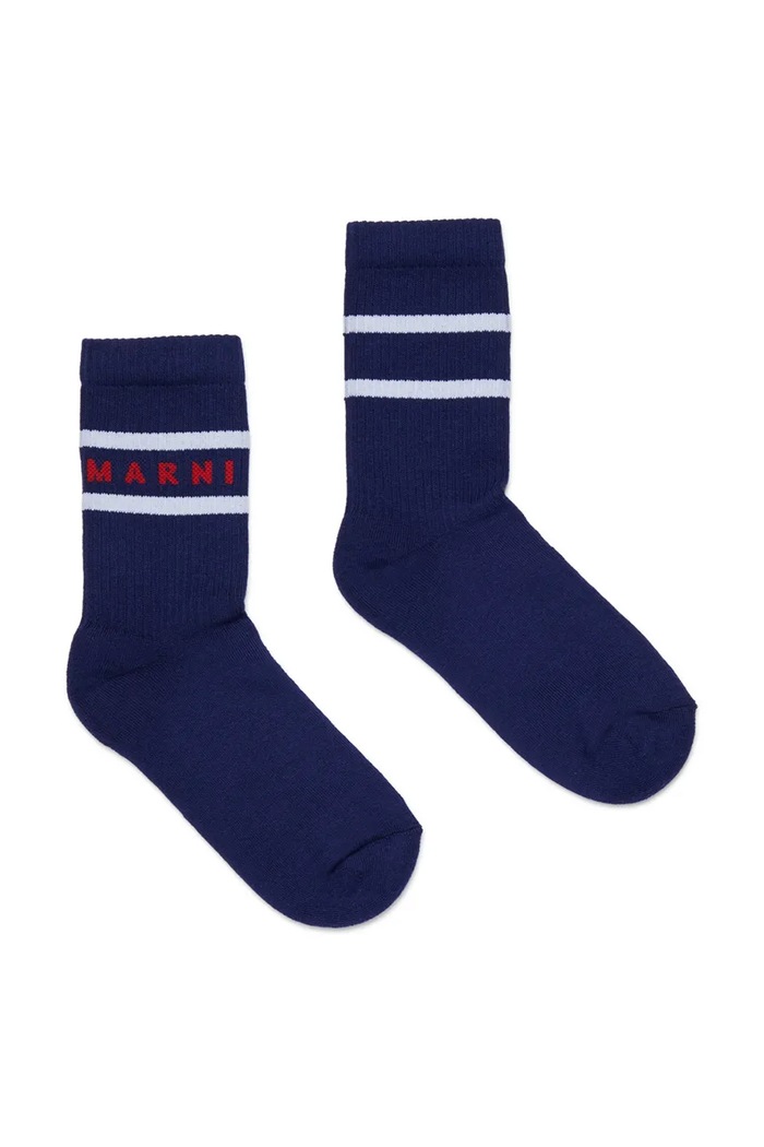 Detské ponožky Marni MZ42U SOCKS tmavomodrá M01813.M00U1