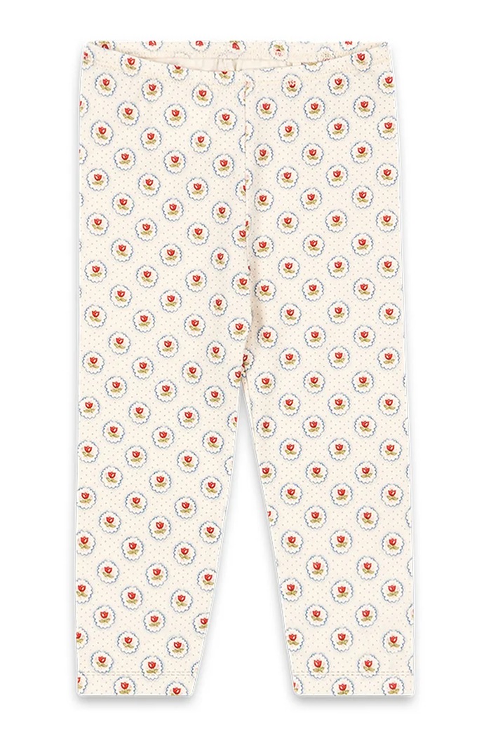 Legíny pre bábätká Konges Sløjd BASIC PANTS GOTS s elastanom béžová KS104677.PPY2