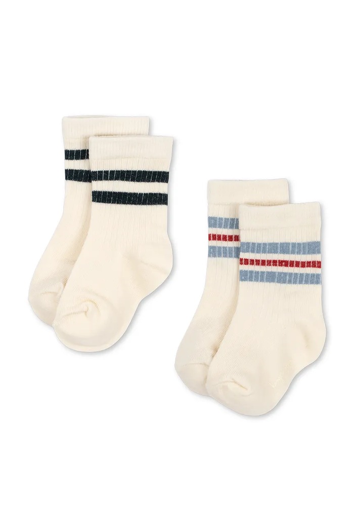 Detské ponožky Konges Sløjd 2 PACK ACT SOCKS 2-pak béžová KS104577.PPY2