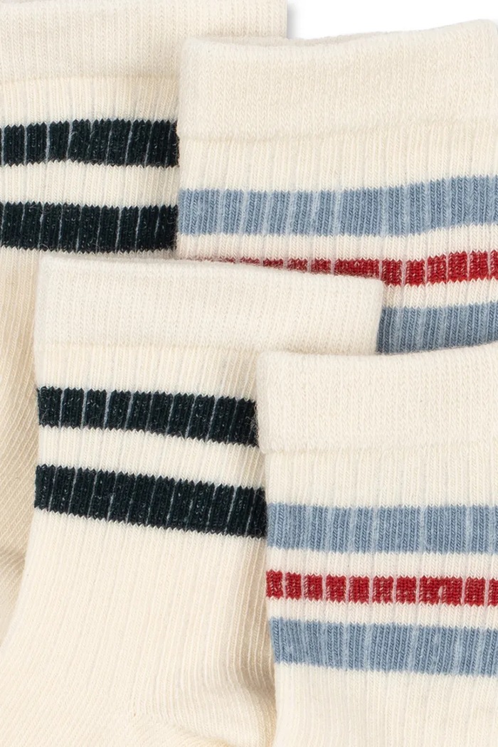 Detské ponožky Konges Sløjd 2 PACK ACT SOCKS 2-pak KS104577.PPY2 béžová SS26