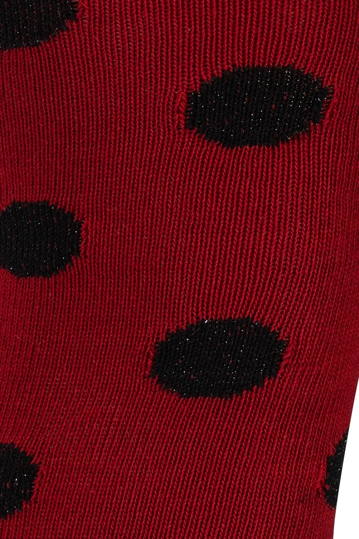 Dječaci Konges Sløjd hulahopke za djecu 2 PACK LADYBUG JACQUARD TIGHTS KS104591.PPY2 crvena