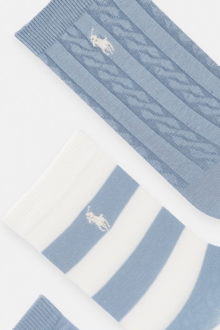 Polo Ralph Lauren detské ponožky 3-pak 448P11078006 modrá SS26