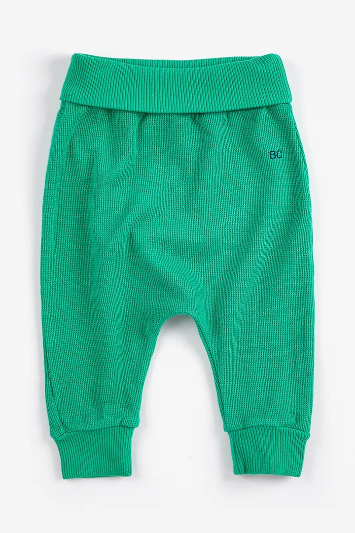 Bobo Choses leggins din bumbac pentru bebeluși bumbac verde 126AB158