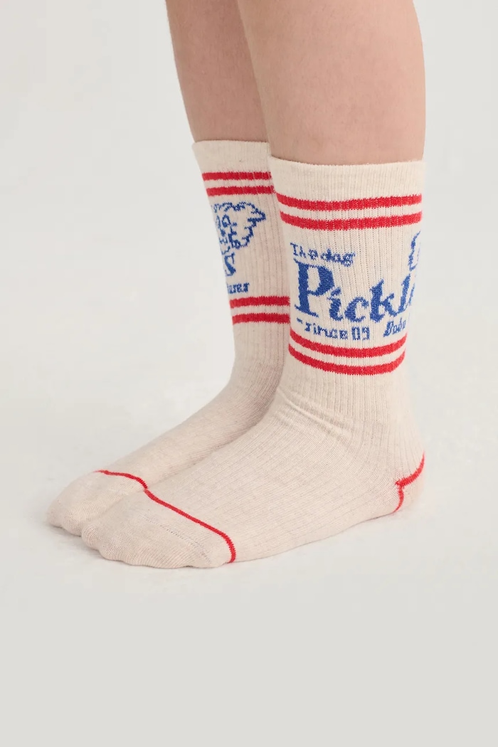 Chlapec Detské ponožky Bobo Choses Pickles The Dog 126AI003 béžová