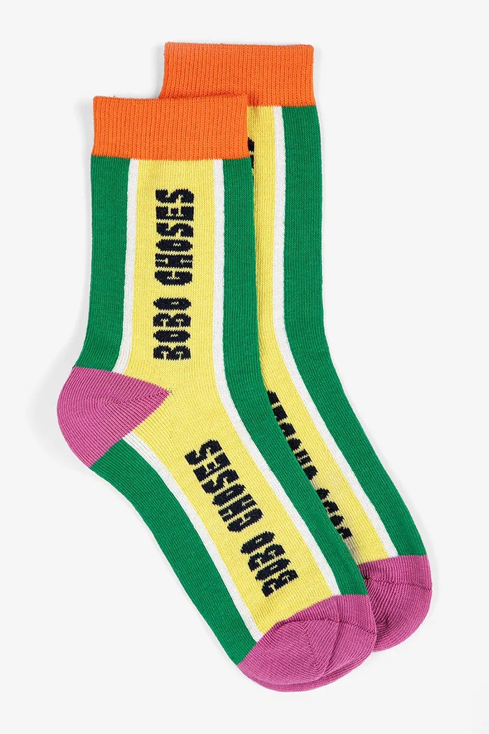 Παιδικές κάλτσες Bobo Choses 2-pack 126AI012 πορτοκαλί SS26