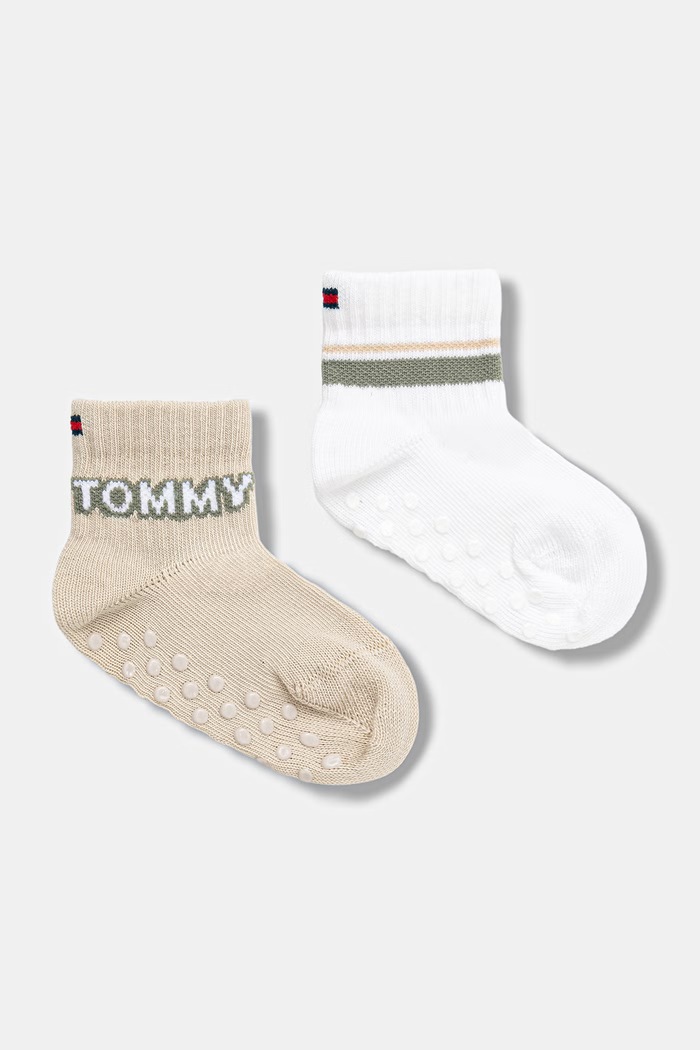 Dětské ponožky Tommy Hilfiger 2-pack béžová 701238519.PPY2