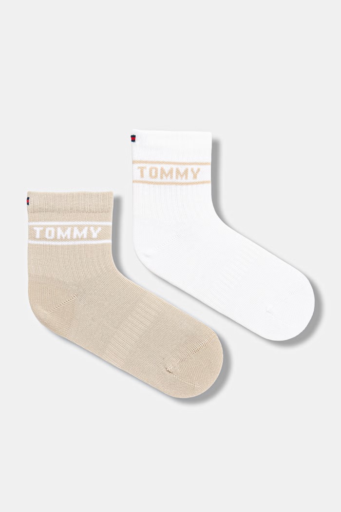 Tommy Hilfiger șosete copii 2-pack bej 701238520.PPY2