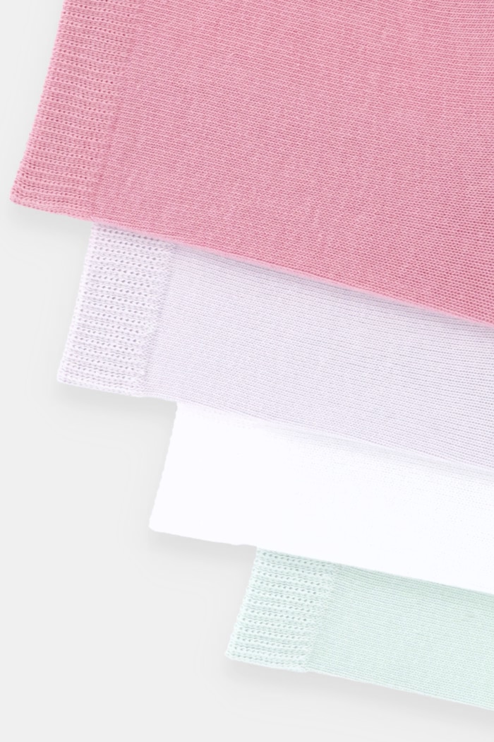 United Colors of Benetton șosete pentru copii pachet de 4 6GRDR7003.G.Stagionale roz SS26
