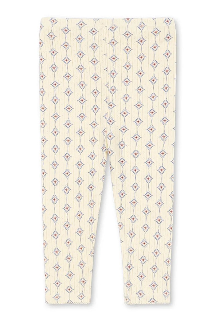 Konges Sløjd leggings gyerek pamut MINNIE PANTS GOTS KS105480.PPY2 bézs SS26