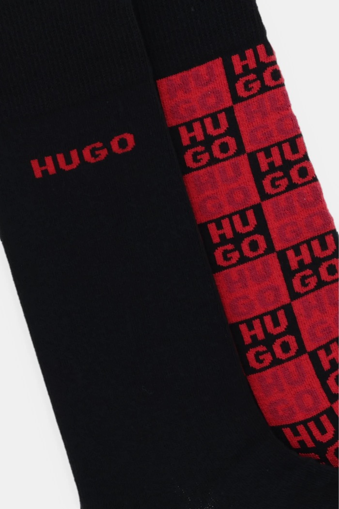 Čarape HUGO 2P RS AARON CC 2-pack 50553168 crna SS26