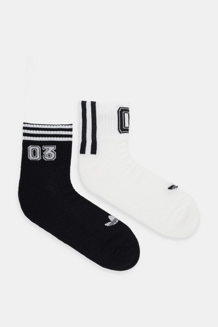 Ponožky adidas Originals 2-pak dlhé ponožky čierna KE0837
