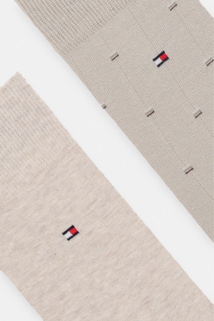 Tommy Hilfiger Κάλτσες Ανδρικές 2-pack 701238494 μπεζ SS26