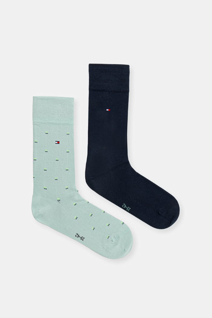 Tommy Hilfiger Κάλτσες ανδρικές 2-pack πράσινο 701238494