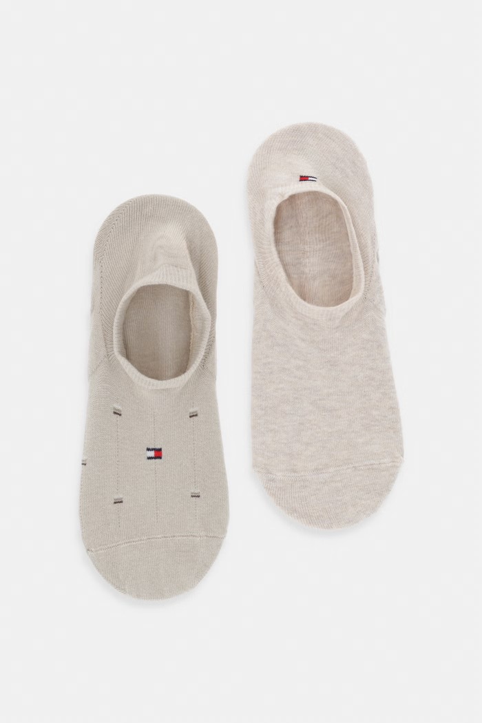 Κάλτσες Tommy Hilfiger 2-pack κοντές κάλτσες μπεζ 701238500