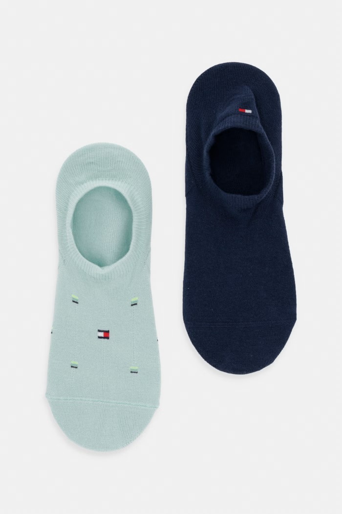 Nogavice Tommy Hilfiger 2-pack Kratke nogavice zelena 701238500