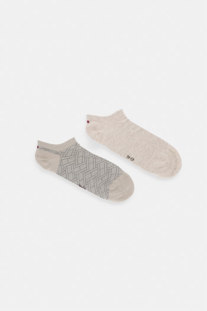 Tommy Hilfiger pánské ponožky 2-pack béžová 701238506