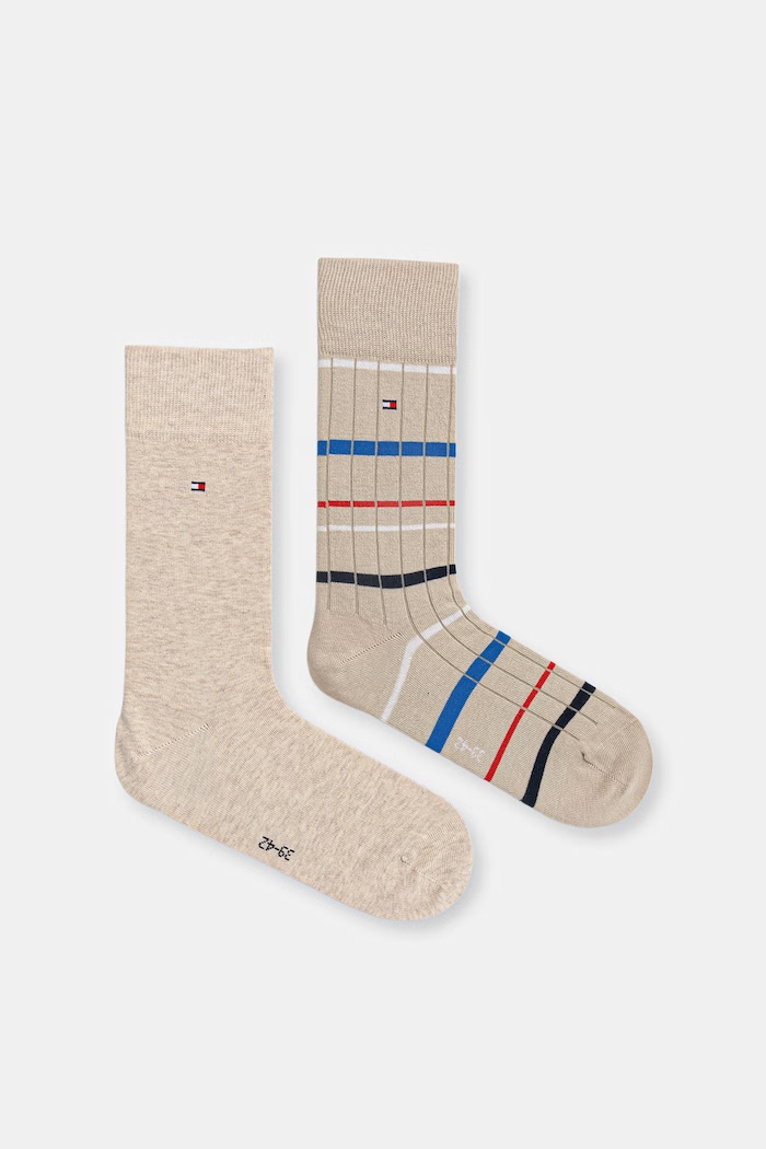 Tommy Hilfiger ponožky pánské béžová 701238496