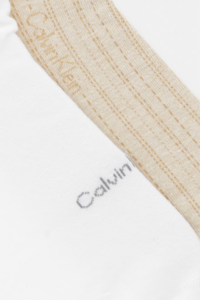 Calvin Klein ponožky pánské 2-pack 701237871 béžová SS26