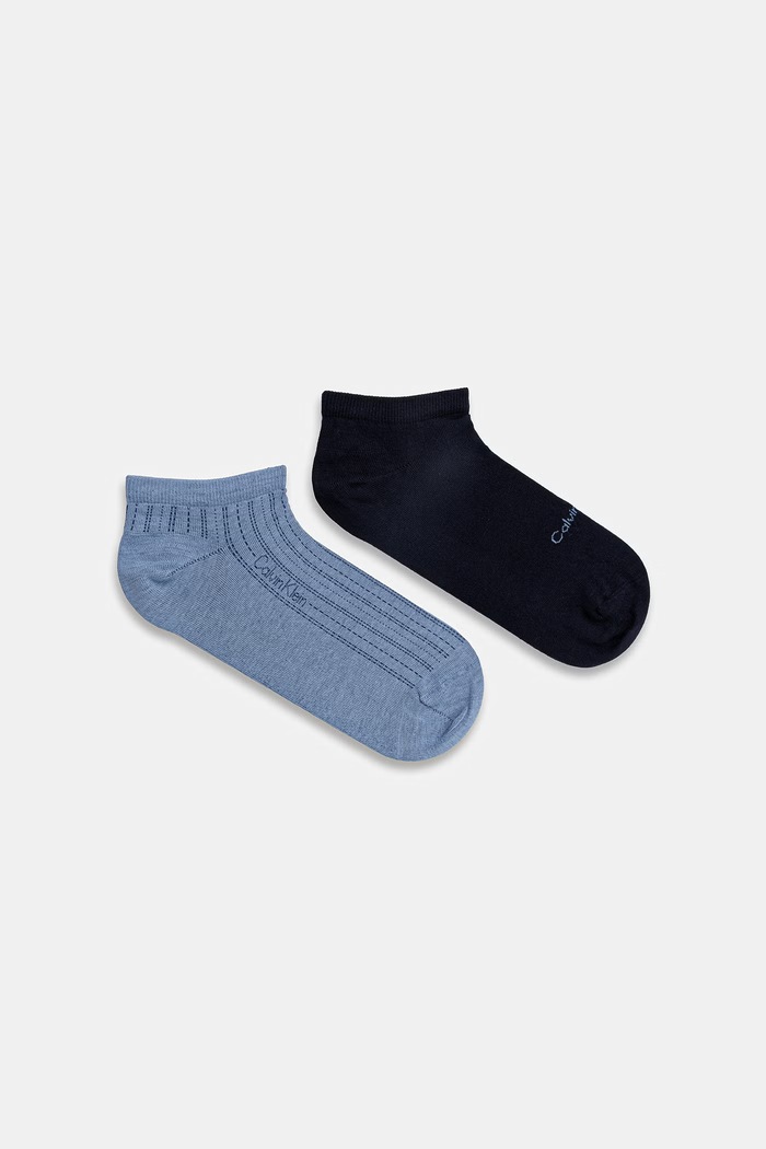 Calvin Klein pánské ponožky 2-pack modrá 701237871