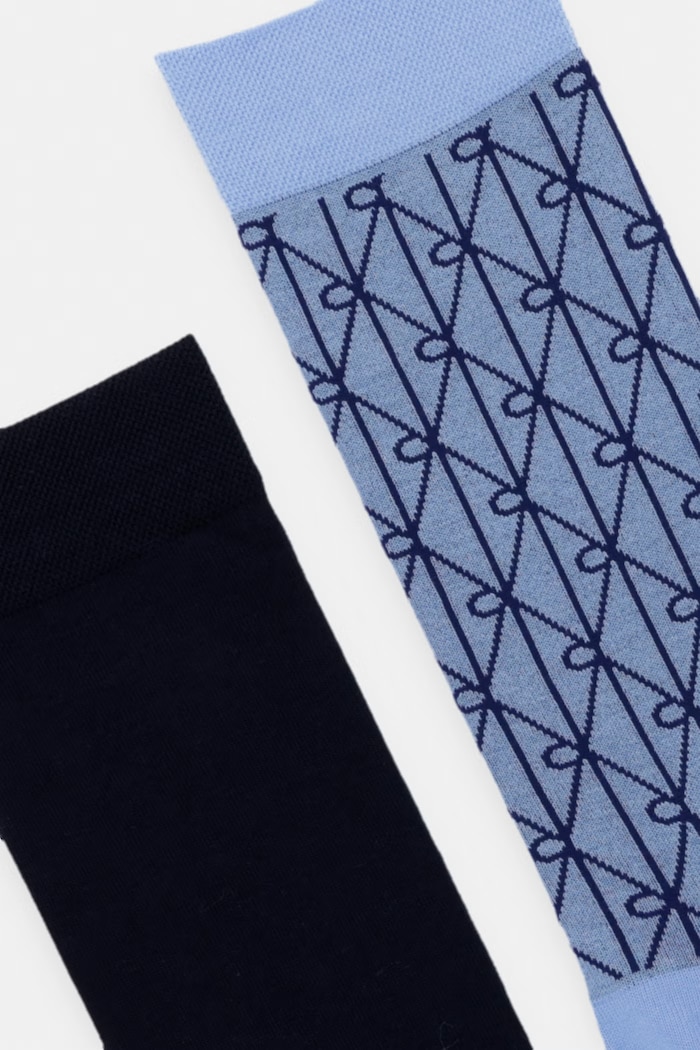 Calvin Klein ponožky pánské 2-pack 701237677 modrá SS26