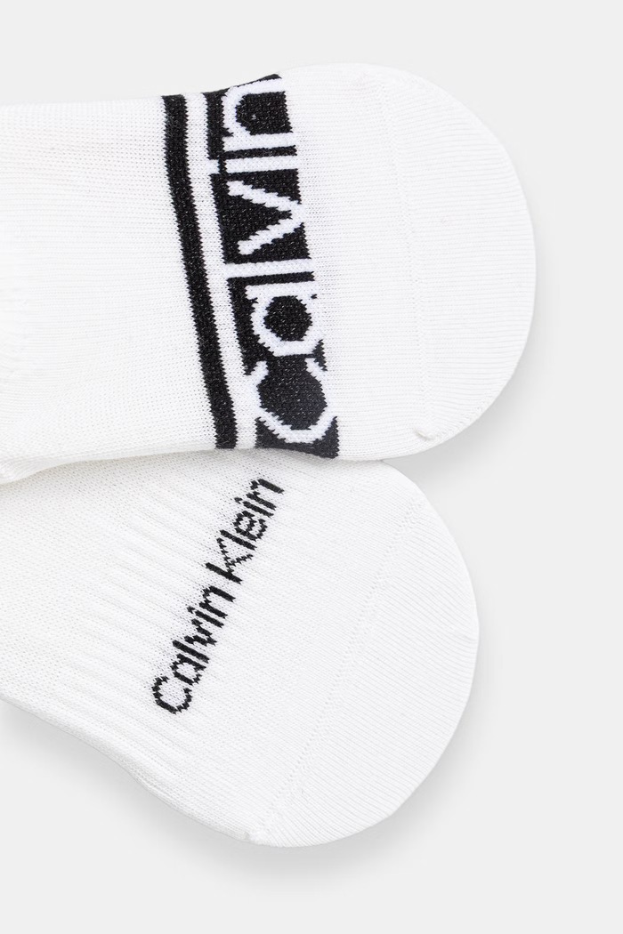 Calvin Klein kotníkové ponožky pánské 701237876 bílá SS26