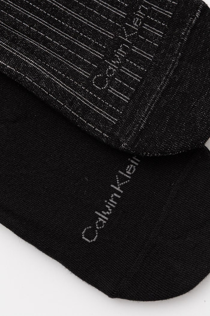 Calvin Klein členkové ponožky pánske 2-pak 701237872 čierna SS26