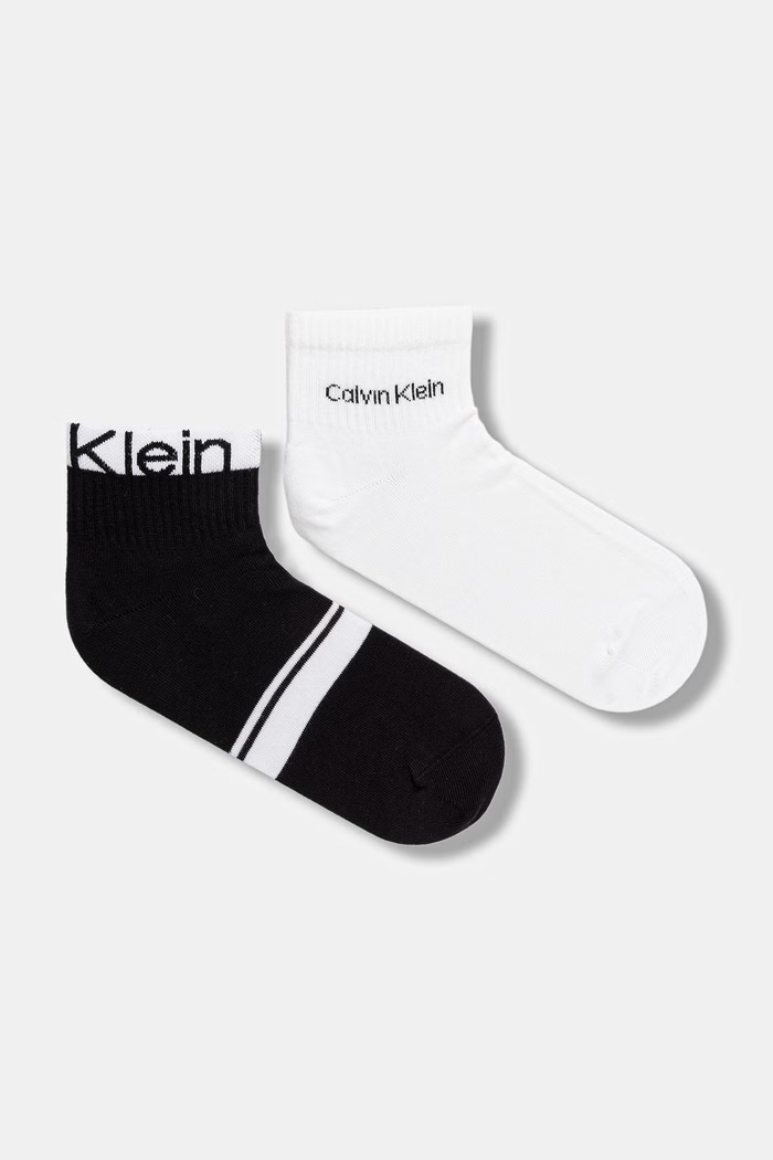 Calvin Klein κάλτσες Ανδρικές 2-pack μαύρο 701237874