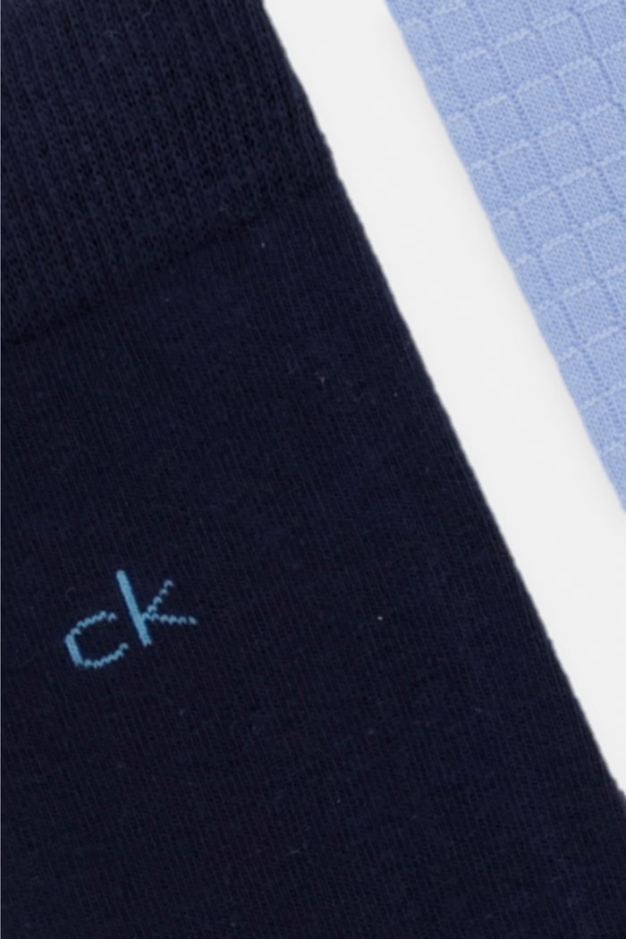Calvin Klein ponožky pánské 2-pack 701239283 modrá SS26