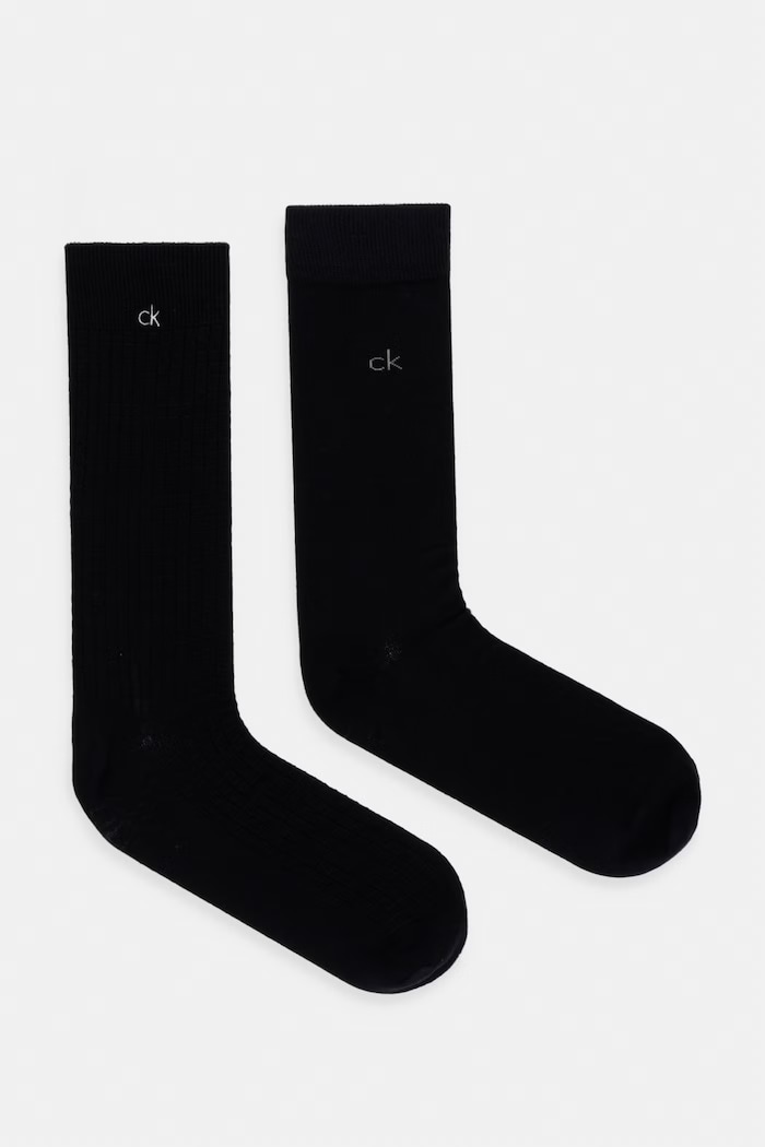 Calvin Klein ponožky pánské 2-pack černá 701239283