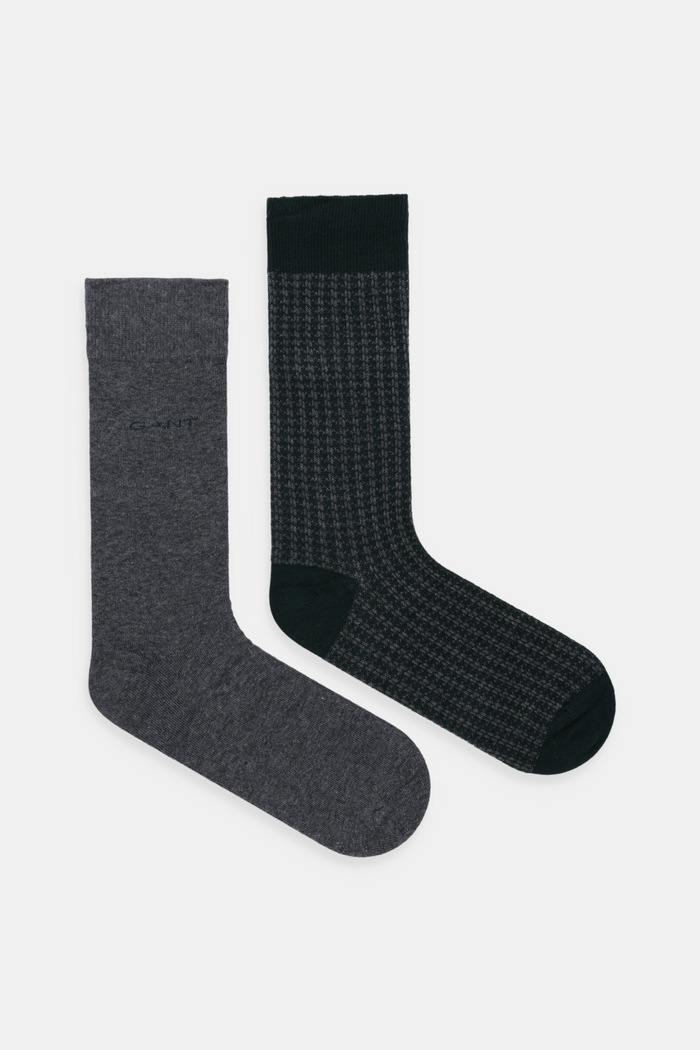 Gant zokni 2 pár mintás szürke 9960357