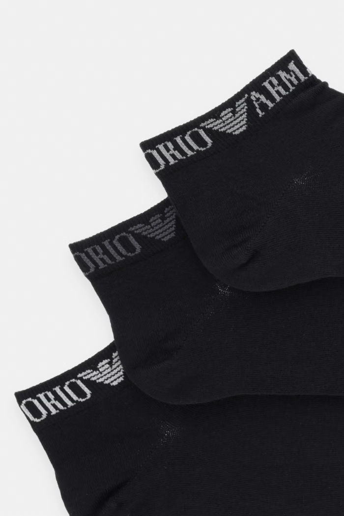 Emporio Armani Underwear Skarpetki 3-pack EM000550.AF20083 czarny SS26